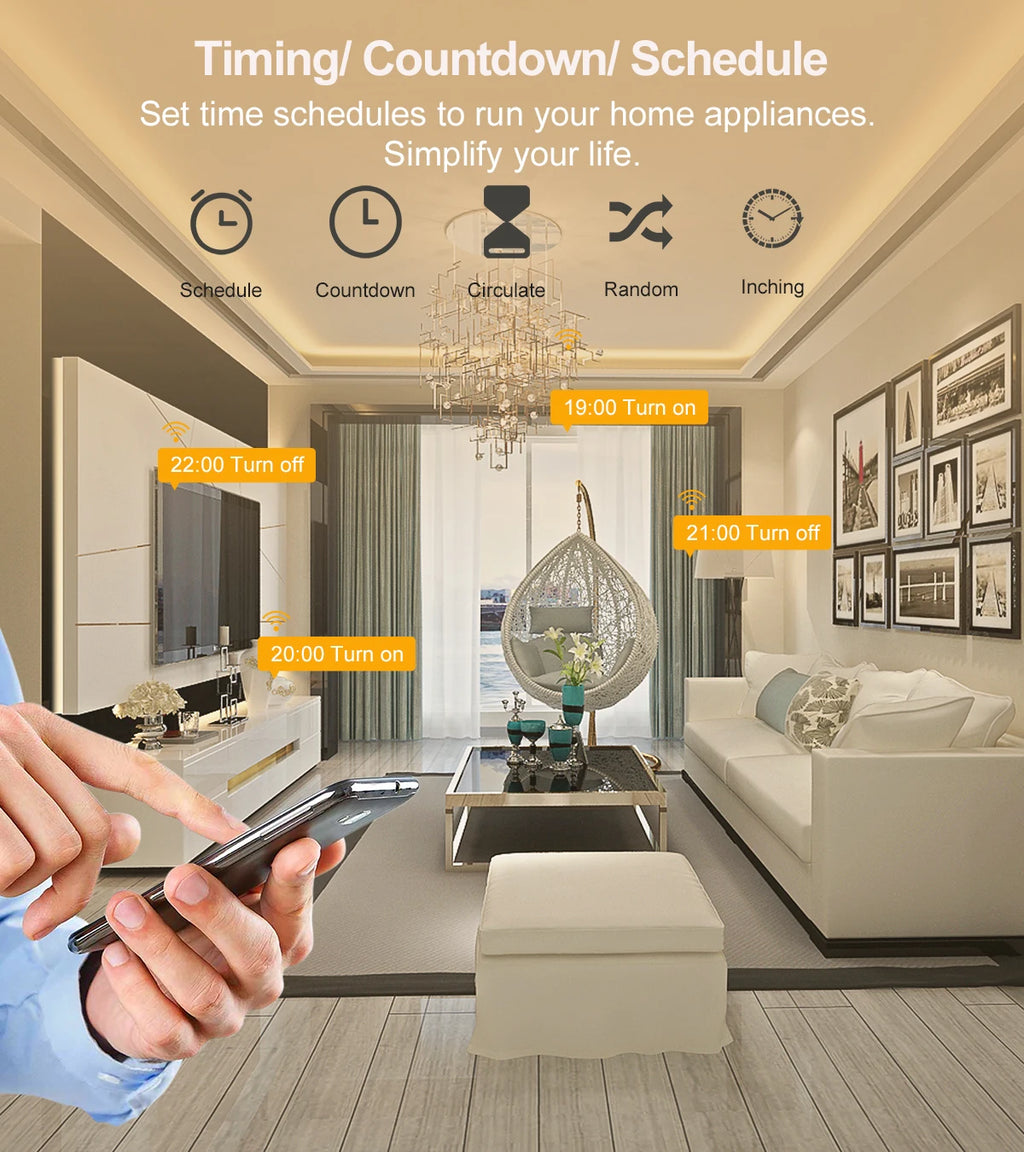 Prise Connectée GIRIER ZigBee 16A avec Suivi de Consommation | Compatible Alexa & Google Home
