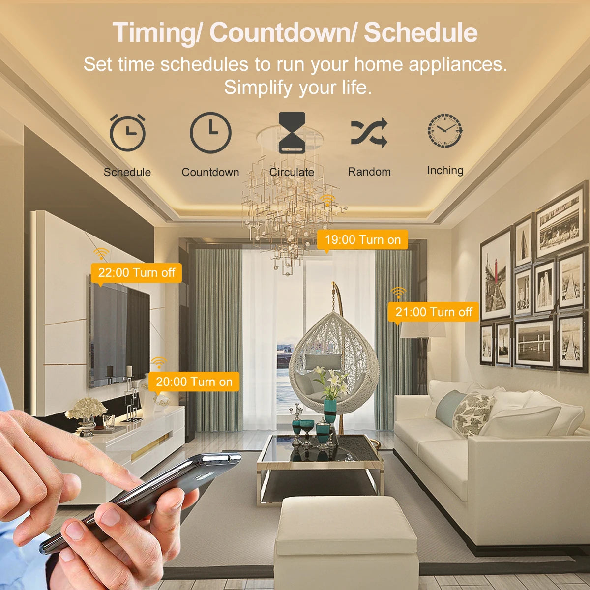 Prise Connectée GIRIER ZigBee 16A avec Suivi de Consommation | Compatible Alexa & Google Home